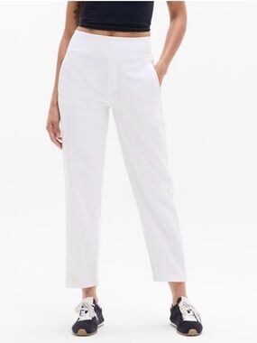 Athleta Endless Pant Size 6 White crop travel